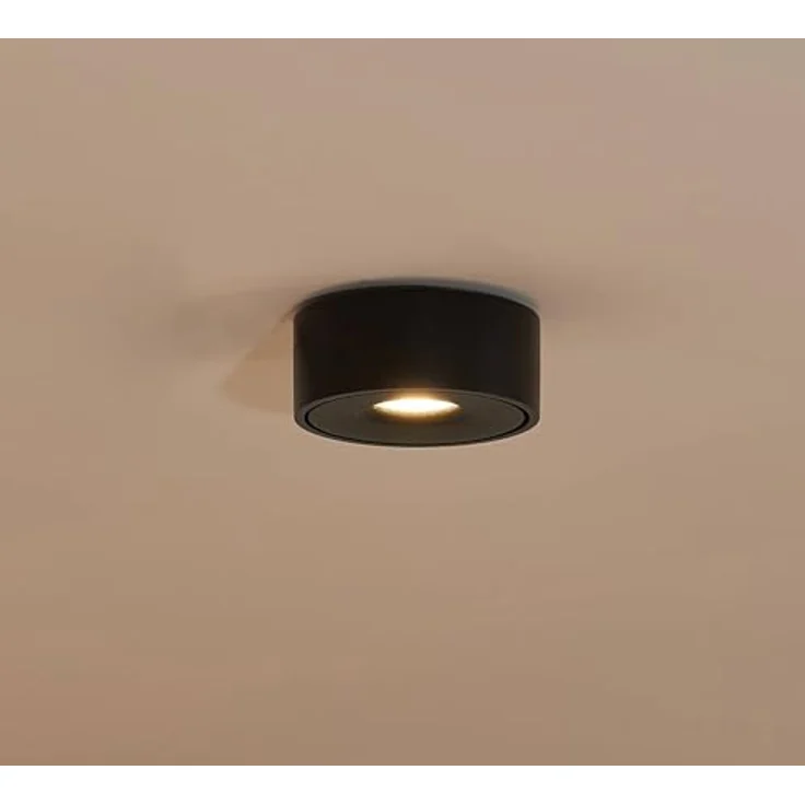 Arcchio LED Deckenleuchte 'Rotari' in Schwarz aus Aluminium (1 flammig) - LED-Deckenlampe für ein gemütliches Zuhause – Bild 2