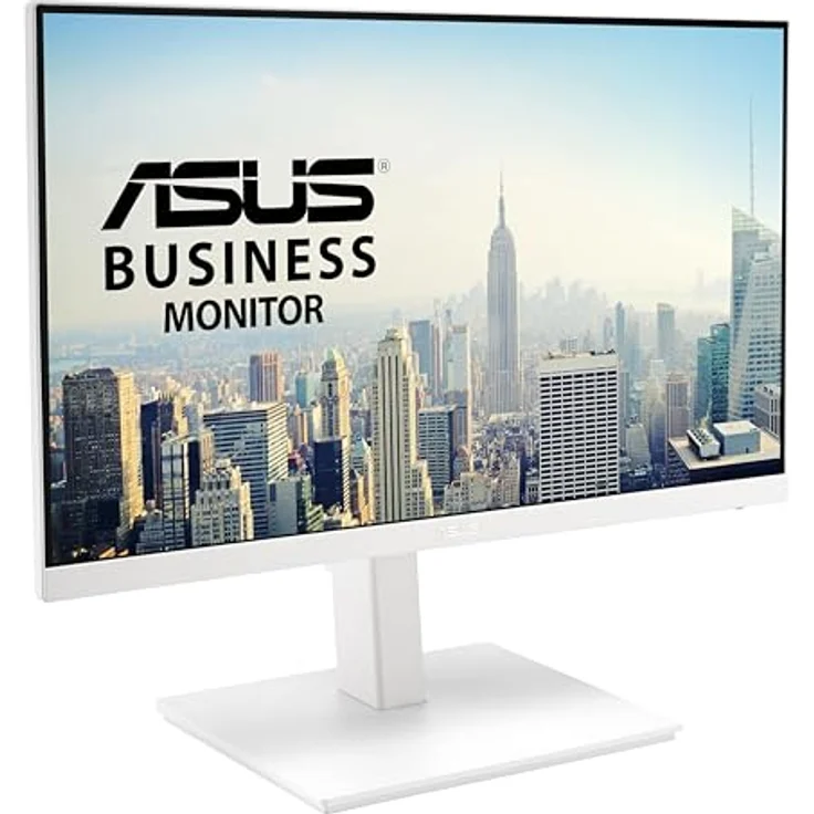 ASUS Eye Care VA24EQSB-W - 24 Zoll Full HD Monitor - Rahmenlos, ergonomisch, Flicker-Free, Blaulichtfilter, Adaptive-Sync - 75 Hz, 16:9 IPS Panel, 1920x1080 - DisplayPort, HDMI, D-Sub, USB Hub, weiß – Bild 4