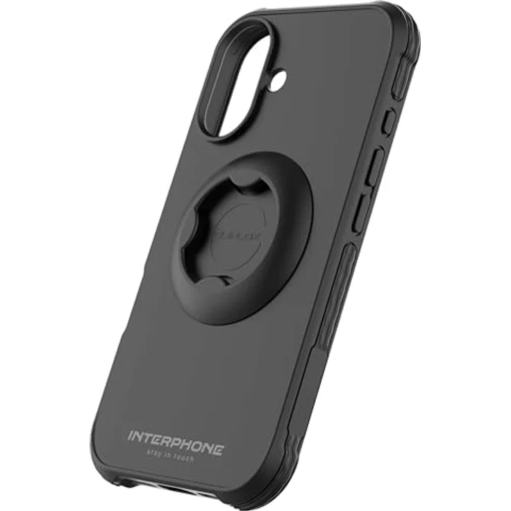 Interphone SMQUIKLOXIP16TE, flexible Schutzhülle für iPhone 16 mit antibakterieller Microban-Technologie und Anti-Shock Design – Bild 1