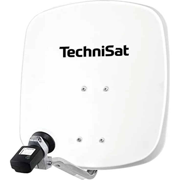 TechniSat DIGIDISH 45 – Satelliten-Schüssel für 1 Teilnehmer (45 cm kleine Sat Anlage - Komplettset mit Wandhalterung und Satfinder V/H-LNB) weiß – Bild 5