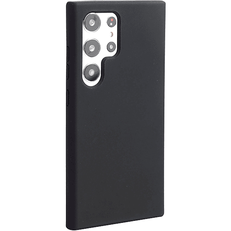 ISY ISC 2343 Backcover für Samsung Galaxy S24 Ultra, Silikonhülle in Schwarz