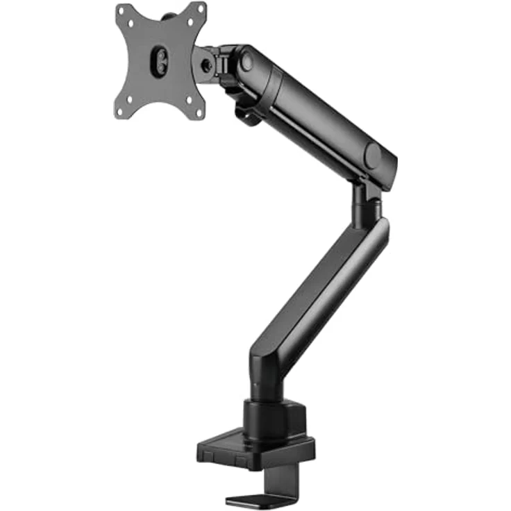 SilverStone SST-ARM13 Single-Monitorarm, ergonomischer Monitorständer mit Kabelmanagement – Bild 1