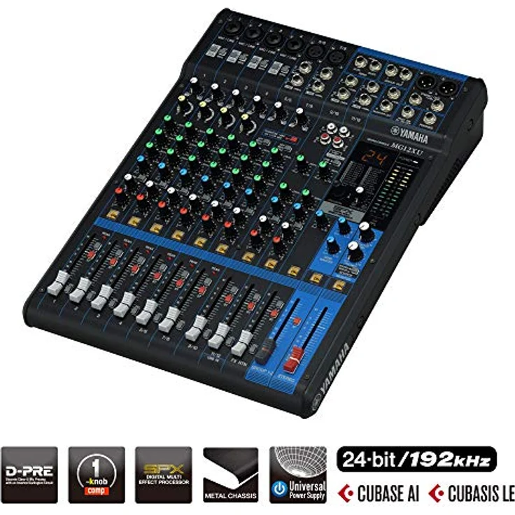 Yamaha MG12 X U Mischpult Professionelle A 12 Kanal mit Phantomspeisung + Auswirkungen – Bild 2