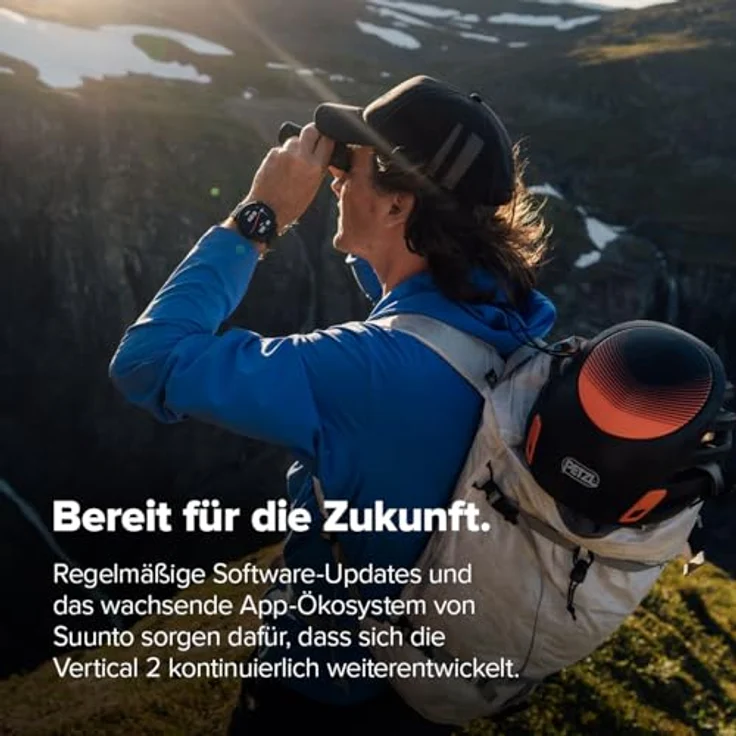 Suunto Vertical 2 (49 mm), Smartwatch mit Dual-Band-GPS, ClimbGuidance und über 115 Sportmodi, Titan – Bild 8