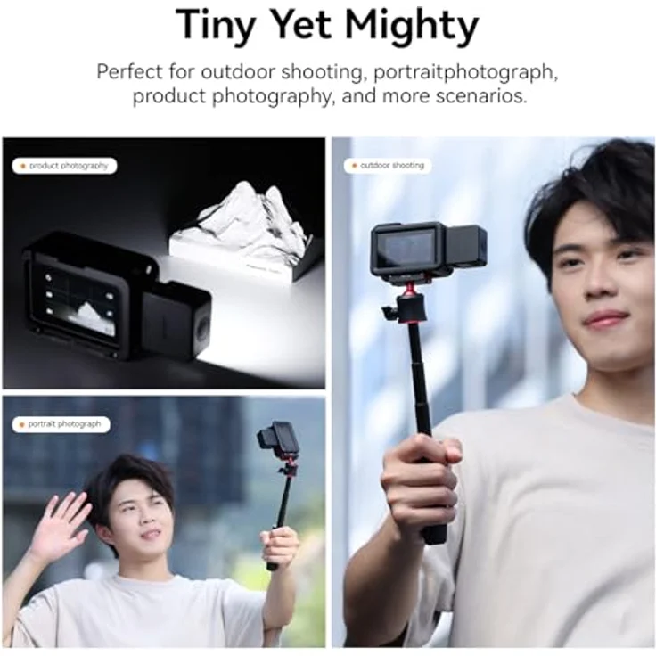 Ulanzi R099 Super Clamp mit Kugelkopf, 360° schwenkbar, robust mit Anti-Rutsch-Pad – Bild 3