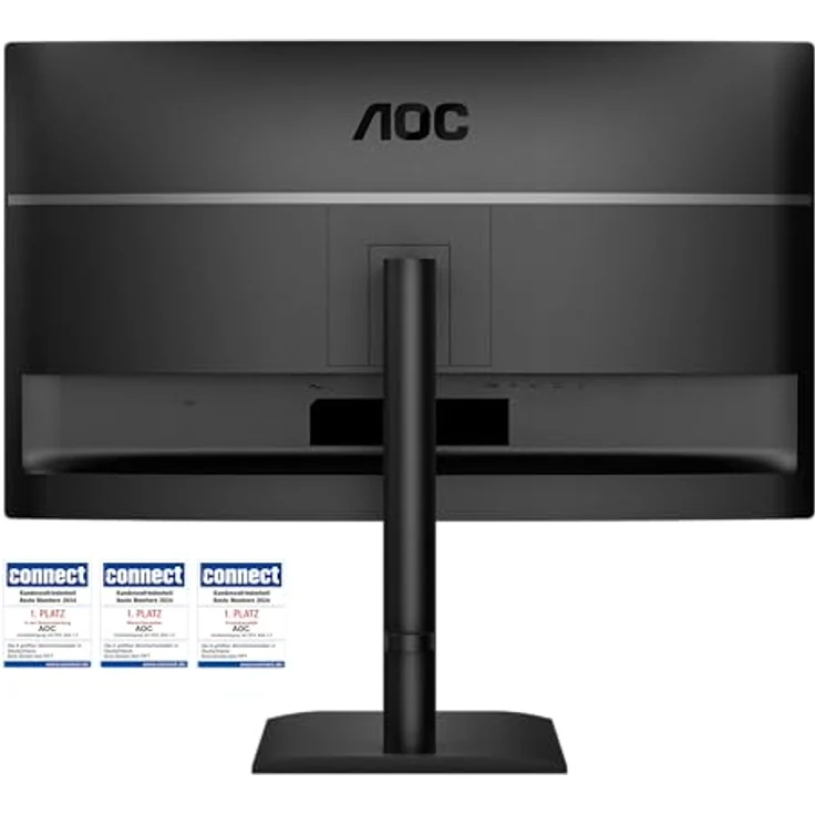 AOC Q27E4U 27 Zoll QHD-Monitor, 120 Hz, IPS, 1 ms MPRT, Adaptive Sync, Höhenverstellung, USB-Hub, Schwarz – Bild 3