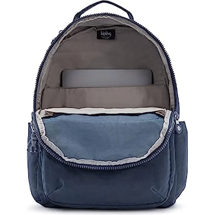 Kipling SEOUL, Großer Rucksack mit Laptop-Schutz 15 Zoll, 44 cm, 27 L, 0.65 kg, Blue Bleu 2 - Preisvergleich – Bild 3