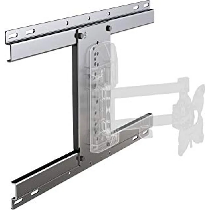 Meliconi Universal Fix Wandplatte, Schwarz, Metall, kompatibel mit RANGE EXTRA: OLED SDR - 400 SDRP PLUS - 600 SDRP PLUS - RANGE SLIMSTYLE PLUS: 100SR - 100SDR, in Box