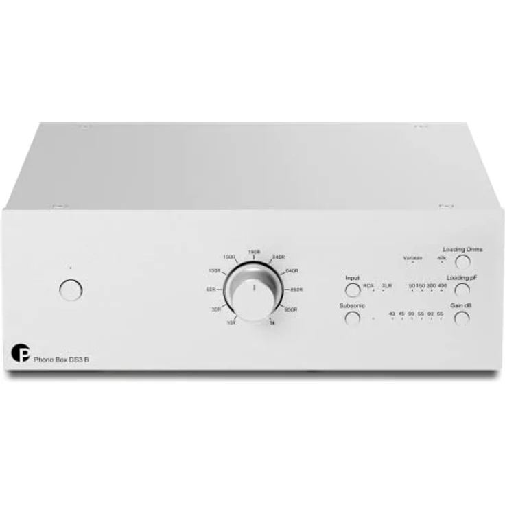 Pro-Ject Phono Box DS3 B, Symmetrische & diskrete Dual Mono Phonostufe, Silber – Bild 1