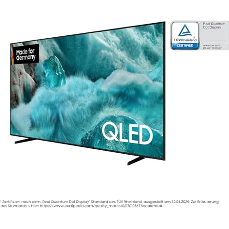 SAMSUNG QLED Q7F2 4K 75 Zoll (189 cm) Smart TV, Quantum Dot, Q4 AI Prozessor, 4K Upscaling, Knox Security, Gaming Hub, inklusive Premium Solar Smart Remote (2025) – Bild 2
