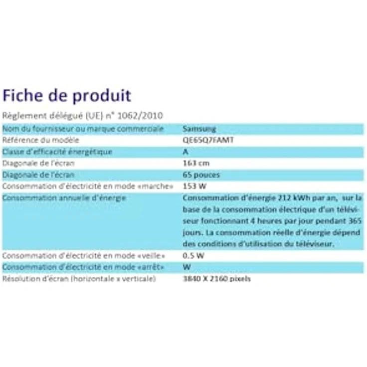 Samsung TQ65Q7F, 65 Zoll QLED-Fernseher mit 4K UHD, HDR10+, Smart TV und Gaming Hub, 3 x HDMI, WLAN – Bild 5