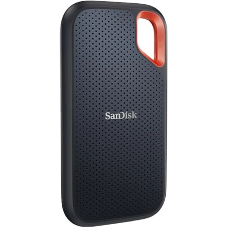SanDisk Extreme Portable SSD 8 TB, Tragbare NVMe SSD mit bis zu 1.050 MB/s Lesegeschwindigkeit, Wasser- und staubbeständig, Schwarz – Bild 2