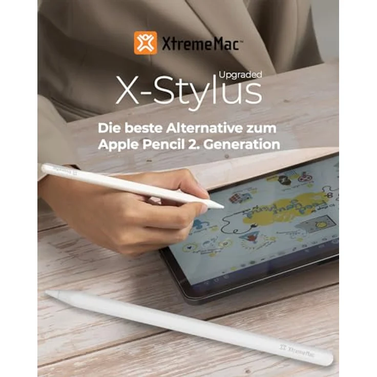XtremeMac X-Stylus Pen, Stylus mit Neigungs- und Druckempfindlichkeit, Weiss – Bild 3
