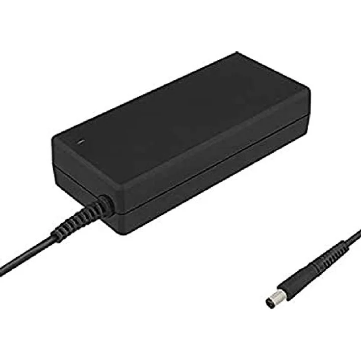Qoltec 50086, Notebook Netzteil 90 W für HP Compaq Laptops, Schwarz, sicher mit Überspannungsschutz und Netzanschluss 220-240 V – Bild 1