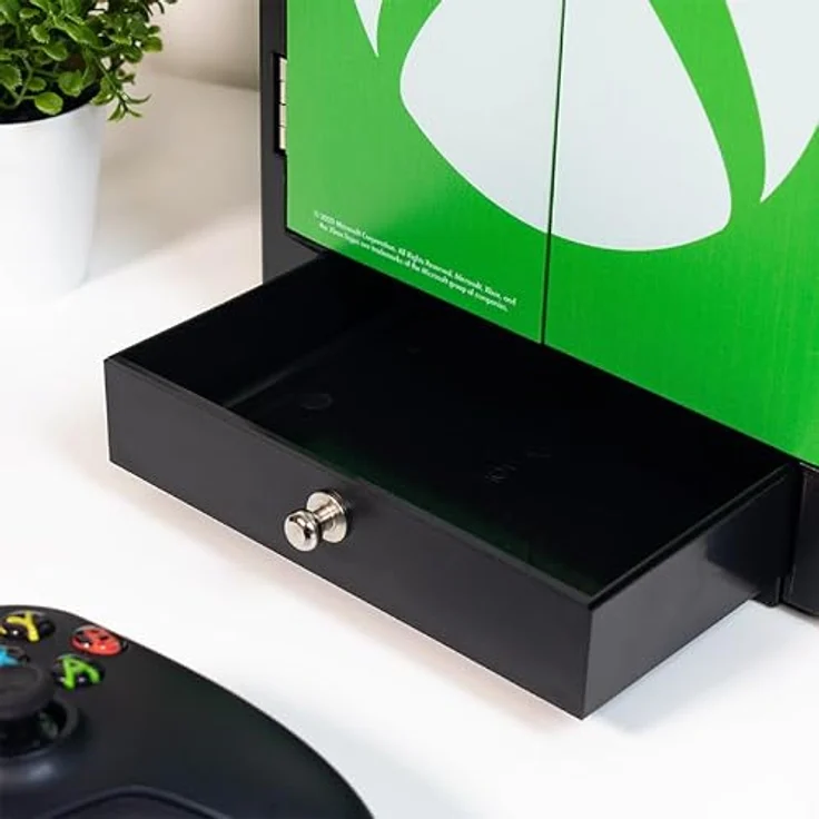 Numskull OFFICIAL XBOX GAMING LOCKER, Diskettenhalter für Spiele, schwarz – Bild 5