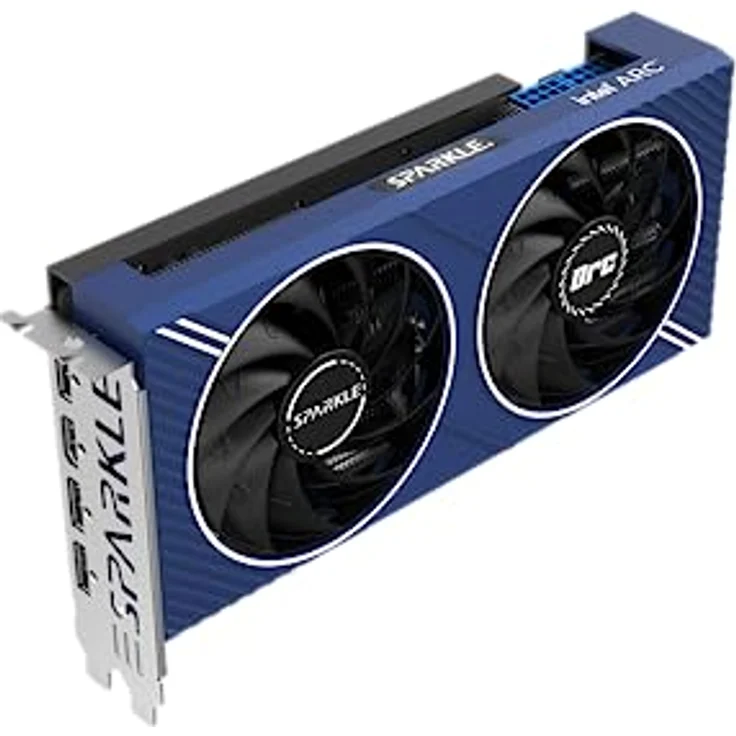 SPARKLE Intel Arc A750 ORC OC Edition DDR6 HDMI 2200MHz 8GB Dual Fan Grafikkarte - Blau – Bild 3