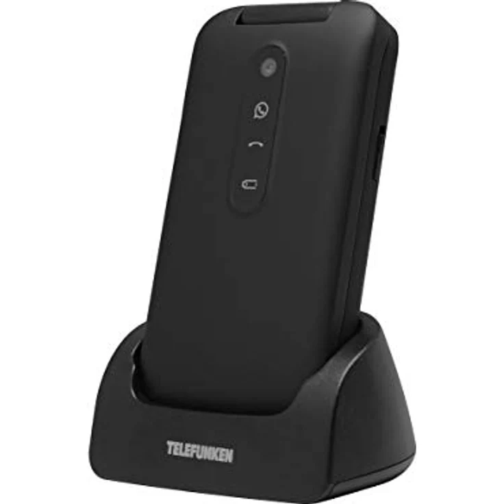 TELEFUNKEN TM360 Cosi Handy 2G und 3G (2,8 Zoll / 32 MB/Mono SIM/Android 4.4) Schwarz – Bild 2