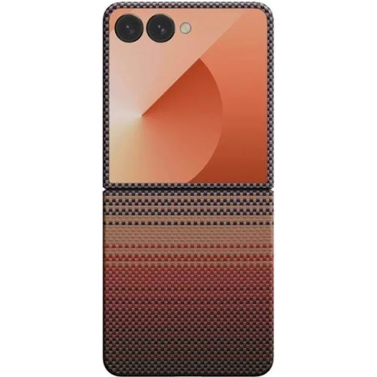 PITAKA Ultra-Slim Case Sunset für Samsung Galaxy Z Flip 7, schlankes Design und stylische Farbgebung