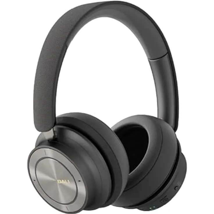 DALI IO-8 Over-Ear-HiFi-Kopfhörer mit ANC, Bluetooth AptX & patentierter SMC-Treibertechnologie, 35 Stunden Akkulaufzeit - Iron Black