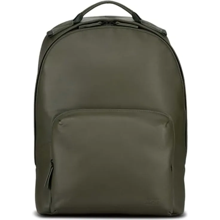 Jost Tromsoe Laptoprucksack, Rucksack mit gepolstertem Laptop- und Tabletfach, Organisation mit Organizer, olive grün