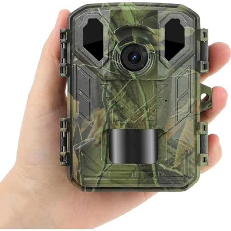 Denver WCS-5023 8MP IP66 120° Wildkamera (Außenbereich) - 2 Zoll LCD-Bildschirm, 4K Videos, 50 MP Bilder, wasserdicht (Schwarz) – Bild 4