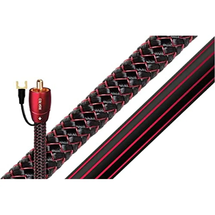 AudioQuest 2 m Irish Red RCA Audiokabel schwarz - Audiokabel (RCA, RCA, 2 m, Schwarz)