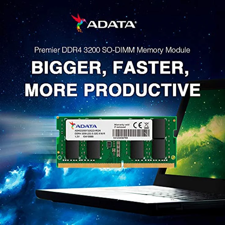 ADATA AD4S320032G22-SGN Module de mémoire 32 Go 1 x 32 Go DDR4 3200 MHz – Bild 3