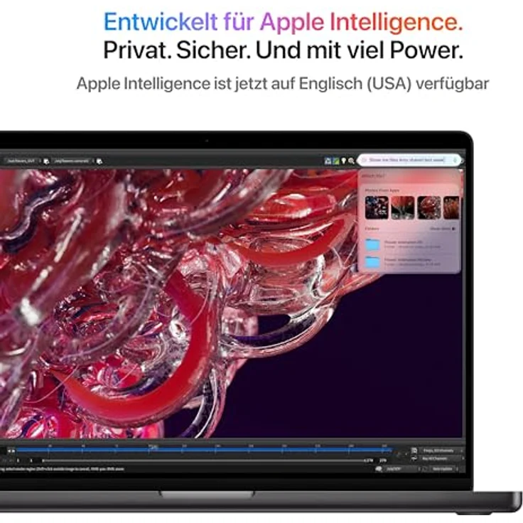 Apple MacBook Pro 14" (2024), Apple M4, 16 GB RAM, 1 TB SSD, Silber – Bild 4