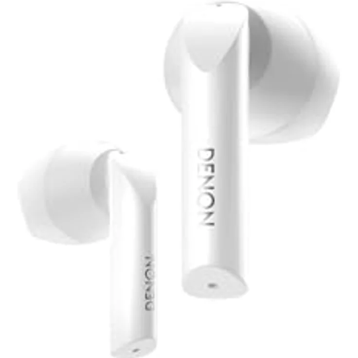 Denon AH-C500W, True Wireless In-Ear-Kopfhörer, wasserresistent mit Multipoint-Konnektivität und kabellosem Laden – Weiß – Bild 1