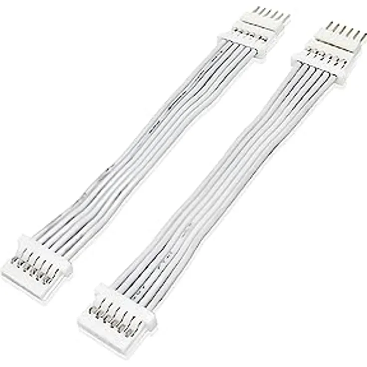 Light Solutions 5cm Verlängerungskabel für Philips Hue Lightstrip V4 Beleuchtung - Kompakte Größe - in weiß (2 Stück)
