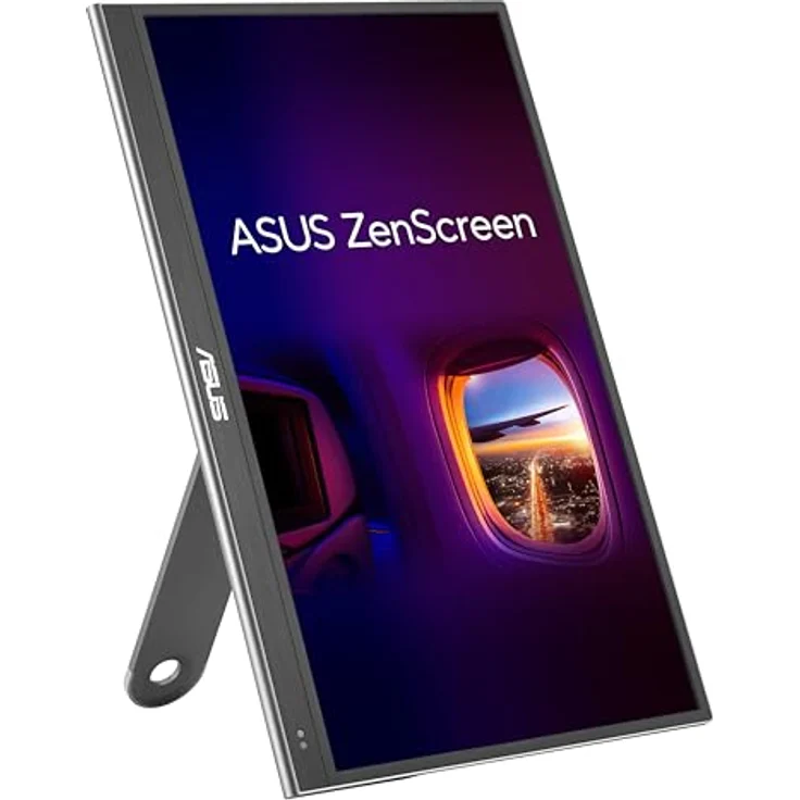 ASUS ZenScreen OLED MQ16AHE - 15,6 Zoll tragbarer USB Monitor - 100% DCI-P3, Full HD 1920x1080, 1ms, HDR 10, 360 Grad Stand, glänzend – Bild 4