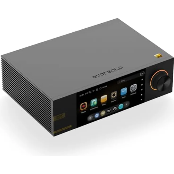 Eversolo DMP-A6 Master Edition Gen 2, Internet-Radio mit Femtosekunden-Audio-Clock, 6-Zoll-Display und HDMI ARC, Aluminiumgehäuse, 32 GB eMMC Speicher – Bild 2