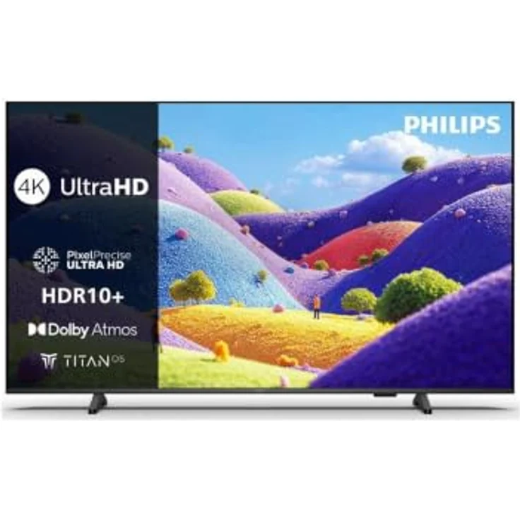 Philips 43PUS7001/12, 43 Zoll 4K LED Smart-TV mit HDR10+, Dolby Atmos und WLAN, Schwarz – Bild 1