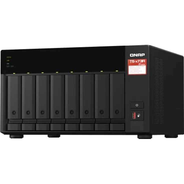 NAS + Switch Bundle QNAP TS-873A + QSW-1105-5T | Upgrade to 2,5GbE Networking, 8-Bay 3,5"/2,5"-inch SATA, AMD Ryzen CPU – Bild 5