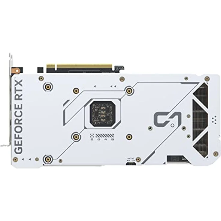 ASUS Dual GeForce RTX 4070 OC White Edition 12GB GDDR6X Gaming Grafikkarte (NVIDIA GeForce RTX4070 DLSS3, PCIe 4.0, 1x HMDI 2.1, 3X DisplayPort 1.4a, DUAL-RTX4070-O12G-WHITE) weiß – Bild 4