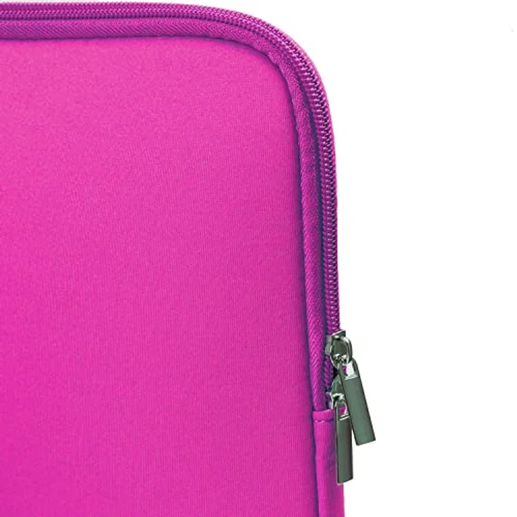 König Design Laptoptasche 16 Zoll, stoßfeste Notebook Schutzhülle in Pink für Apple MacBook Pro/Air und kompatible Laptops – Bild 4
