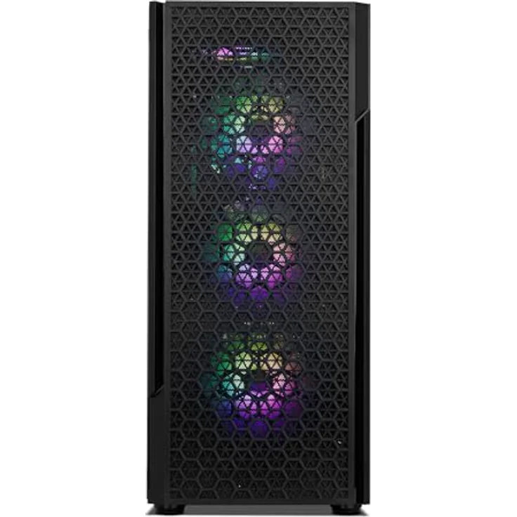NOX XTREME PRODUCTS Infinity BETA - Semitower M-ATX | ITX, Schwarz, Seitenfenster aus gehärtetem Glas, Platz für 8 Lüfter, Komp. Grafikkarten bis 300mm, USB 3.0 – Bild 2