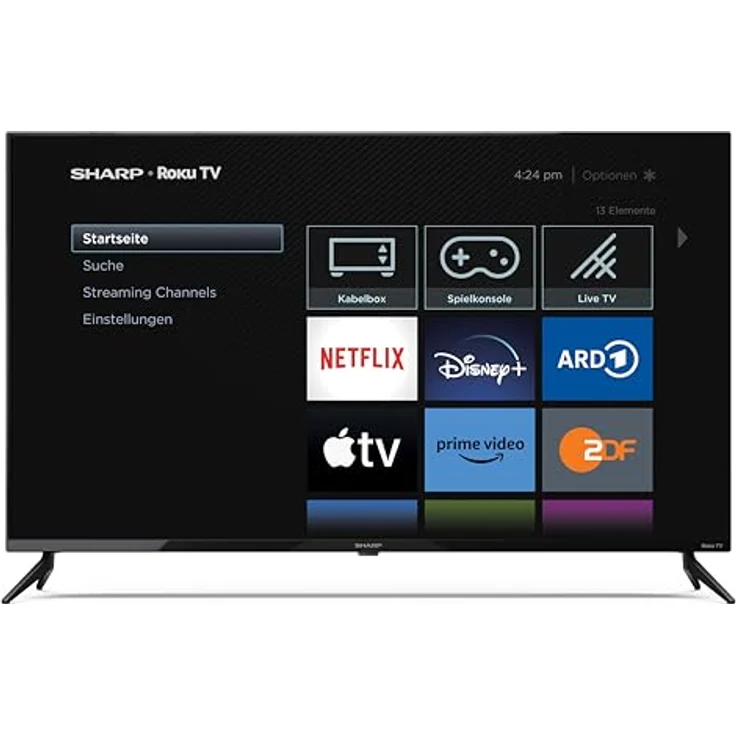 SHARP 43FD2E Full HD Smart TV, 43 Zoll, Frameless Design, HDR10, Dolby Digital, Roku TV (nur in Deutschland verfügbar) – Bild 2