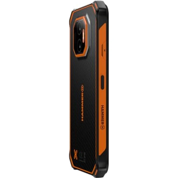 Hammer Energy X2 5G, Rugged Smartphone mit 6,1" Display, 5000mAh Akku, 128GB, IP69, Dual SIM, eSIM – Schwarz – Bild 4