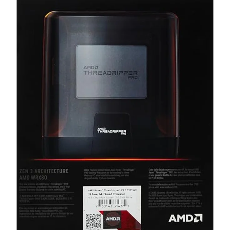 AMD Ryzen Threadripper PRO 5975WX Prozessor 3,6 GHz 128 MB L3 Box (100-100000445WOF) – Bild 2