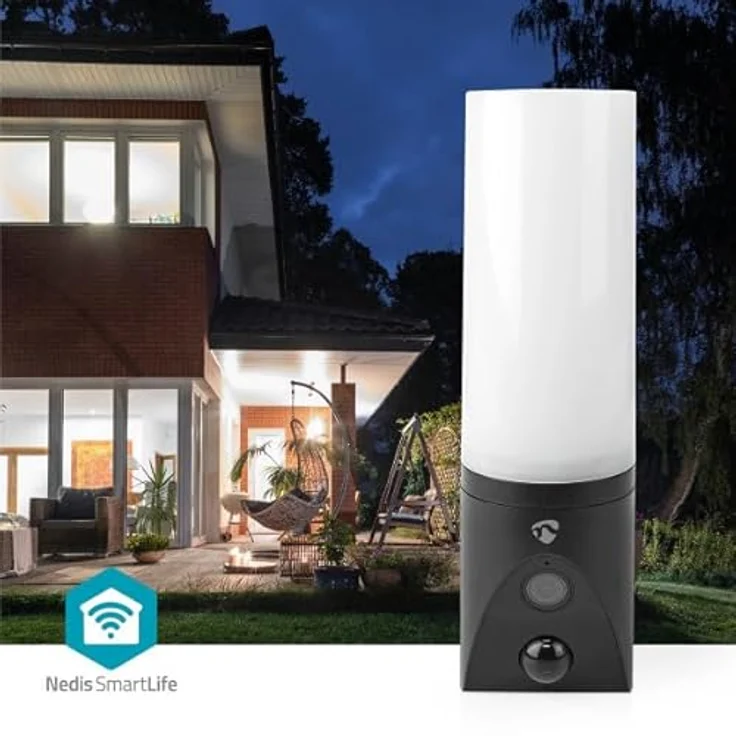 Nedis SmartLife Außenkamera Wi-Fi Umgebungslicht Full HD 1080p IP65 Cloud Storage Netzwerkkamera Schwarz – Bild 3