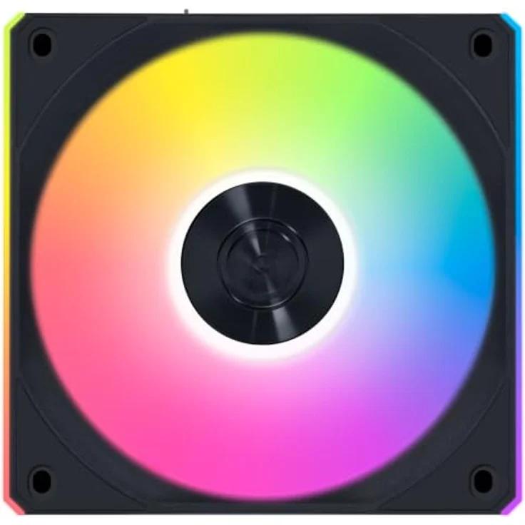 Lian Li UNI FAN CL FLEX Wireless ARGB 3er-Pack, Gehäuselüfter mit 120 mm, schwarzes Design, hydrodynamisches Gleitlager – Bild 6
