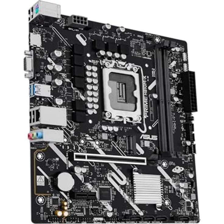 ASUS PRIME H810M-K, Intel H810 LGA1851 micro-ATX Mainboard mit DDR5 Steckplätzen, PCIe 4.0, HDMI, USB 5Gbps und Aura Sync – Bild 3