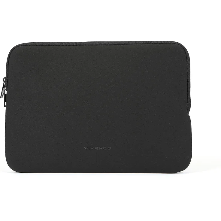Vivanco NEO Notebook Sleeve 15-16" schwarz Neopren, wasserabweisend, robust, minimalistisches Design