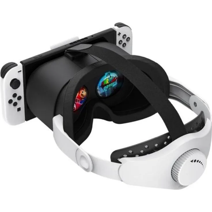 Minicee VR Brille für Nintendo Switch/Switch OLED, verstellbare HD Linsen, 3D VR Headset mit Accessoire Set