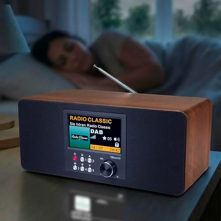 Albrecht DR 864 Digitalradio Stereo, DAB+/UKW, 4,3" Farbdisplay, Komfortmodus & Fernbedienung, ASA – Bild 5