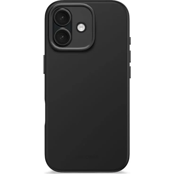 Decoded Silikonhülle für iPhone 17, Antibakterielle Beschichtung, MagSafe Kompatibel, Fallschutz, Kratzfest, Fester Griff, Schwarz – Bild 1