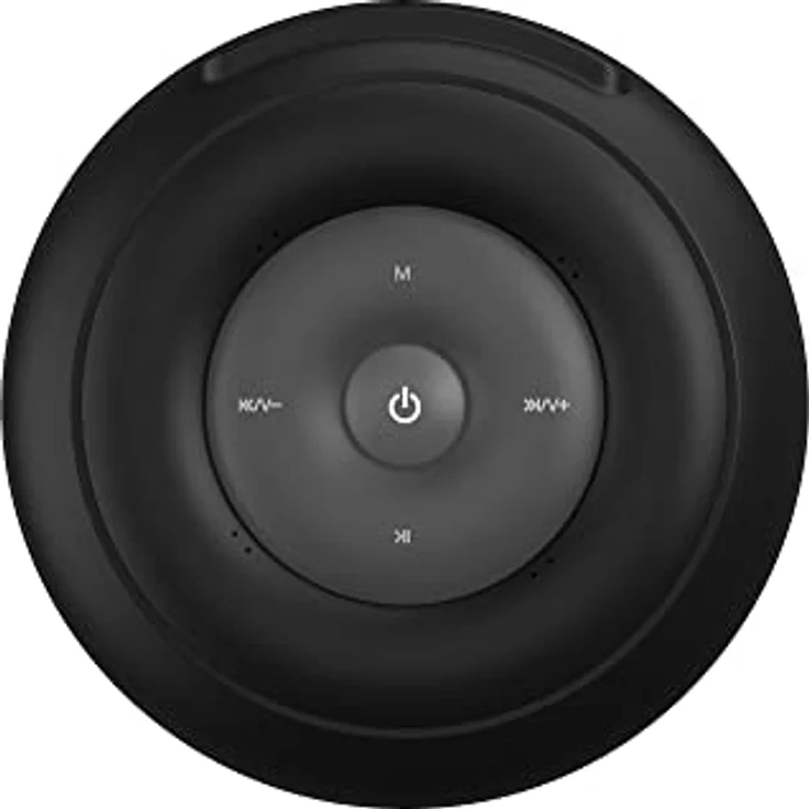 Veho MZ-S - Tragbarer Bluetooth-Lautsprecher mit 5 Watt Leistung, Bluetooth 5.0 und 12 Stunden Akkulaufzeit, schwarz – Bild 2