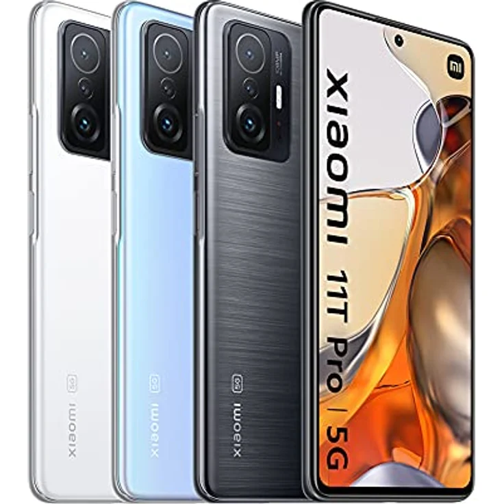 Xiaomi 11T Pro 5G Smartphone + Kopfhörer (8+128GB, 6.67" 120Hz AMOLED-Display und Dolby Vision , 108MP in Profiqualität, Qualcomm Snapdragon 888, 120W Xiaomi Hyper Charge) Grau – Bild 4