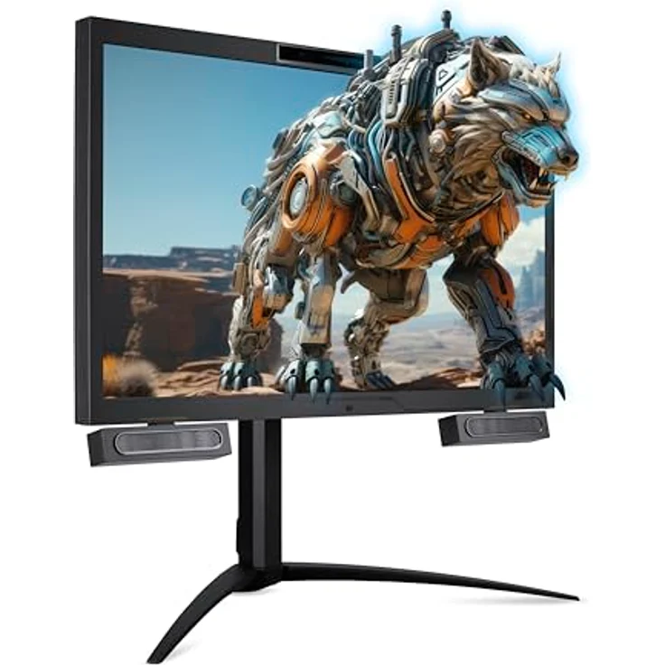 Acer SpatialLabs PSV27-2 Gaming Monitor 27 Zoll 4K (UHD), AHVA, 160Hz, 5ms(GTG), DP 1.4, HDMI 2.1, USB3.2 Type-C, USB HUB, höhenverstellbar, AMD FreeSync Premium – Bild 2